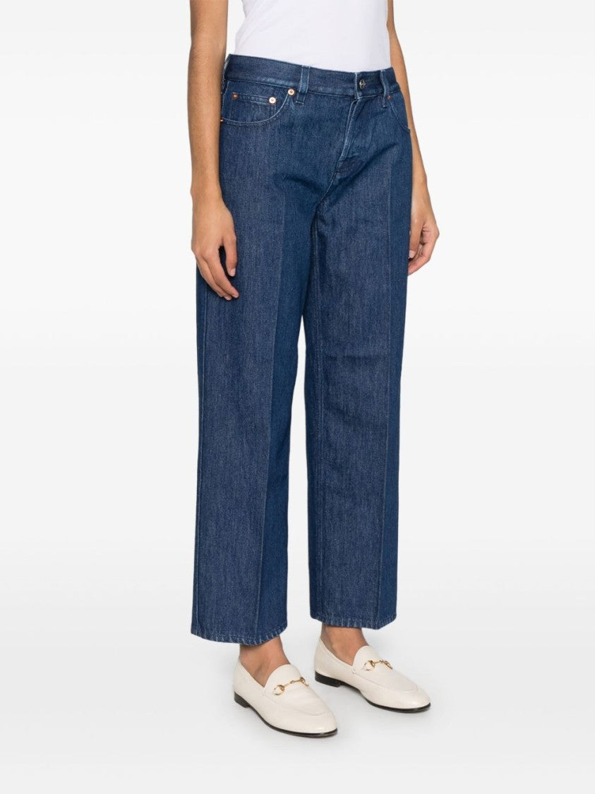 Gucci Straight Fit Denim Trousers