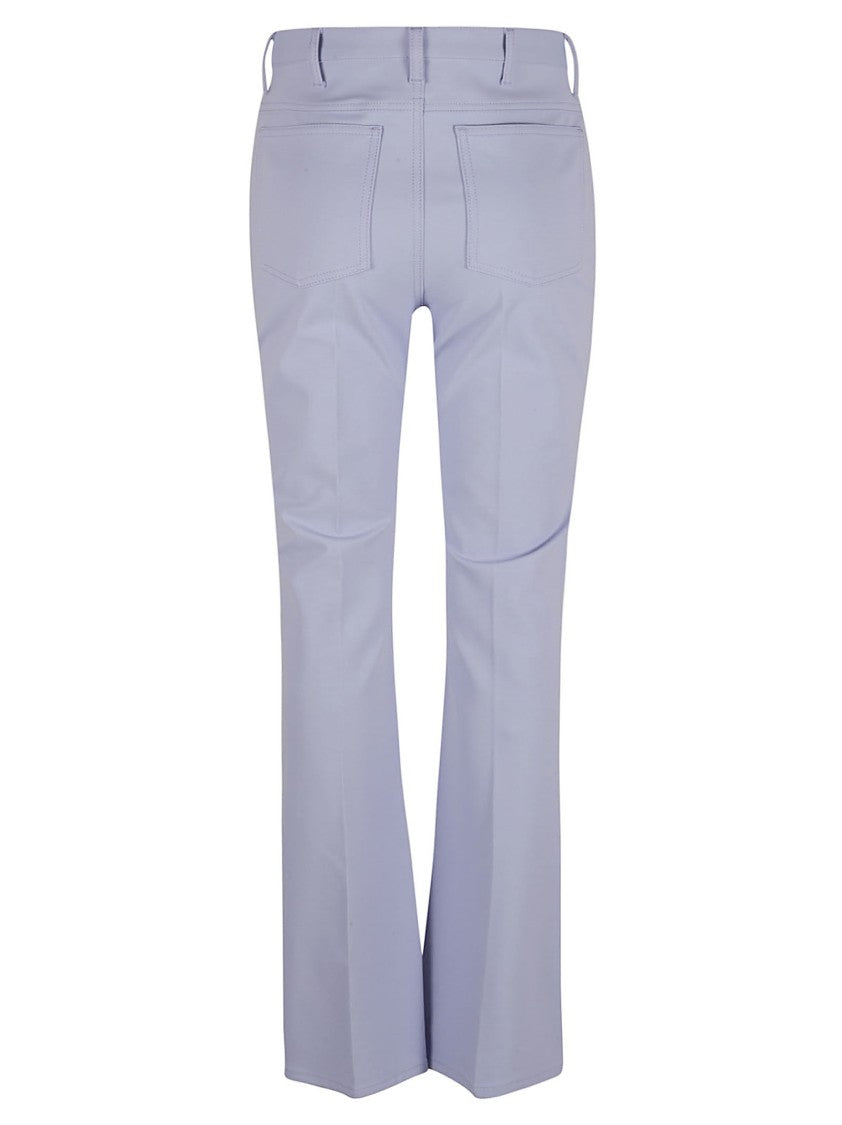 Marni Fitted Flared Trousers With Classic Pockets