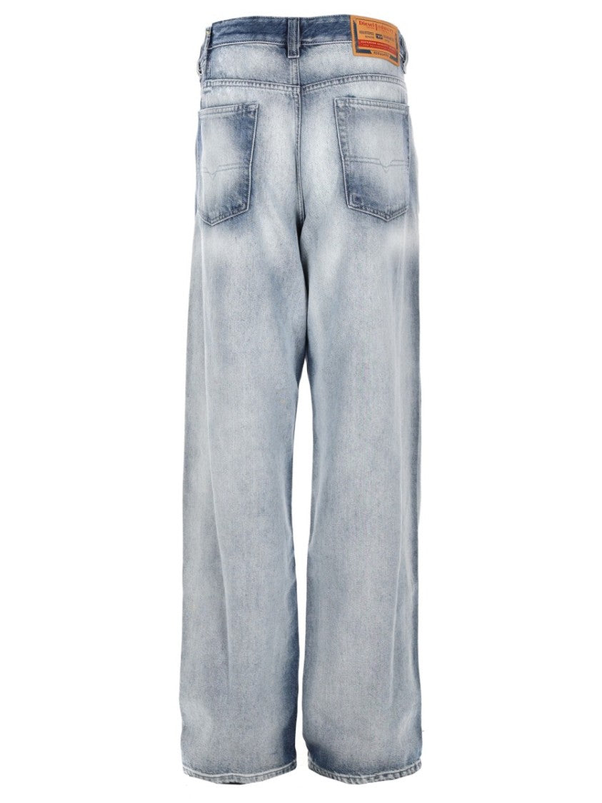 Diesel 2001 D-Macro-Fsi2 Wide-Leg Jeans