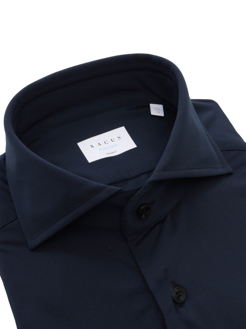 Xacus Tailored Blue Shirt