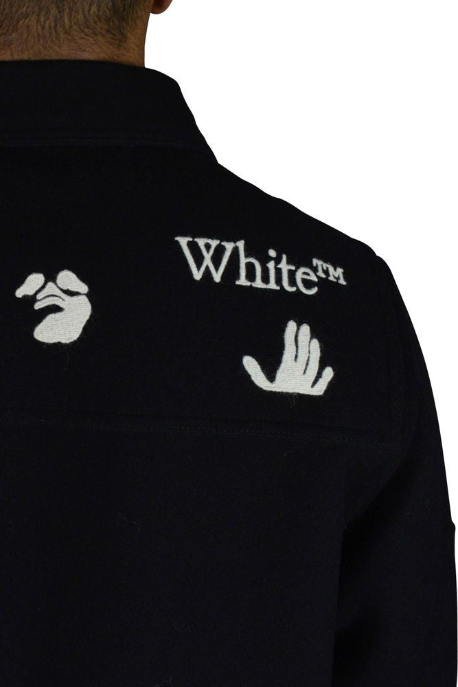 Off-White Contemporary Wool Blend Coat