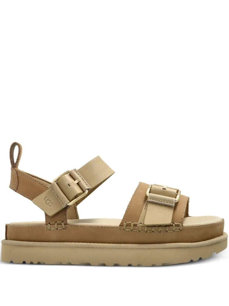 Ugg Beige Goldenstar Villa Leather Sandals