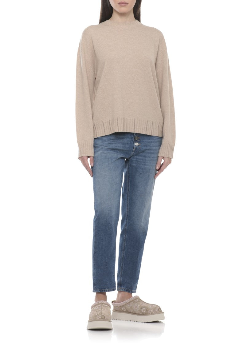 Ugg Beige Tazz Embroidered Suede Loafers