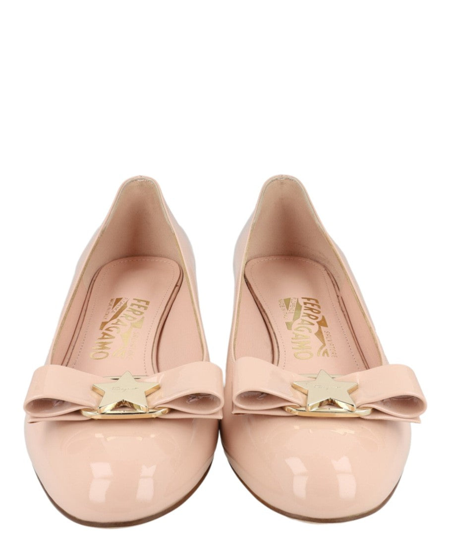 Ferragamo Vara Patent Leather Pumps