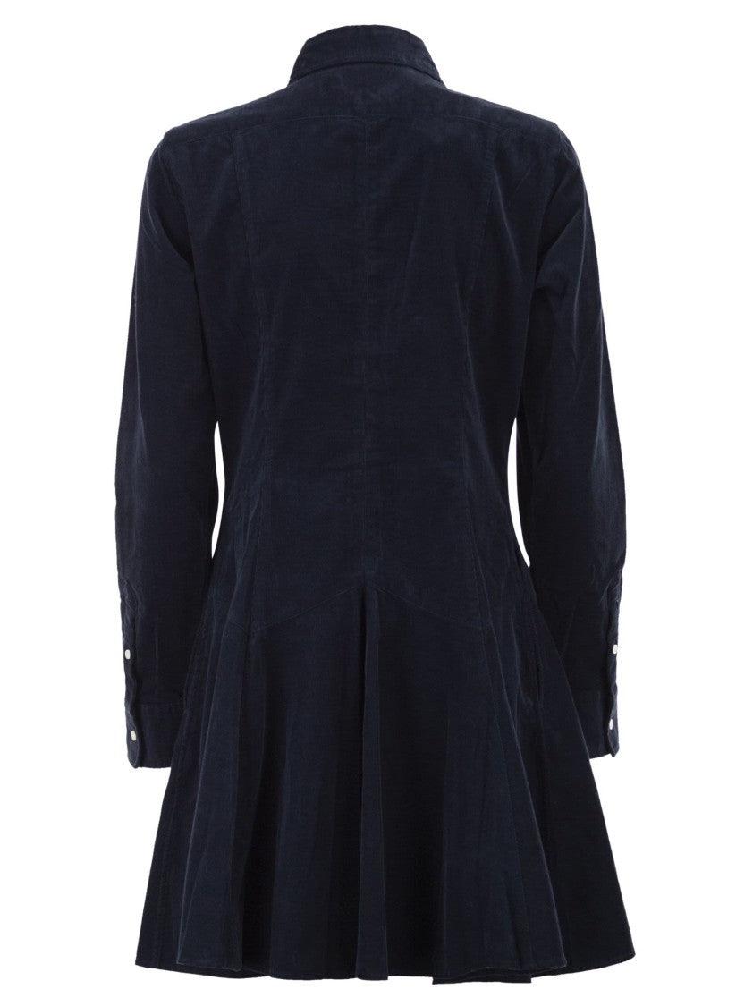 Polo Ralph Lauren A-Line Shirt Dress In Corduroy
