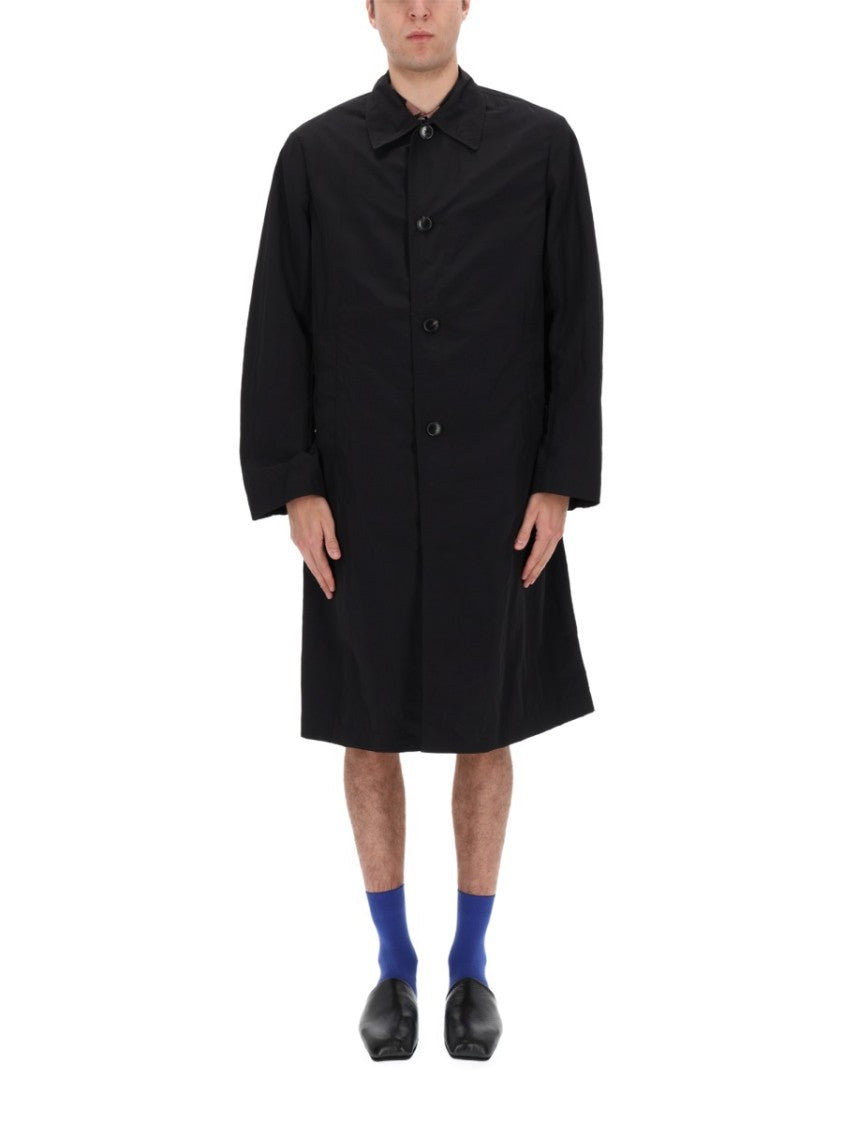 Dries Van Noten Neutrals Rankles Knee-Length Polyamide Parka