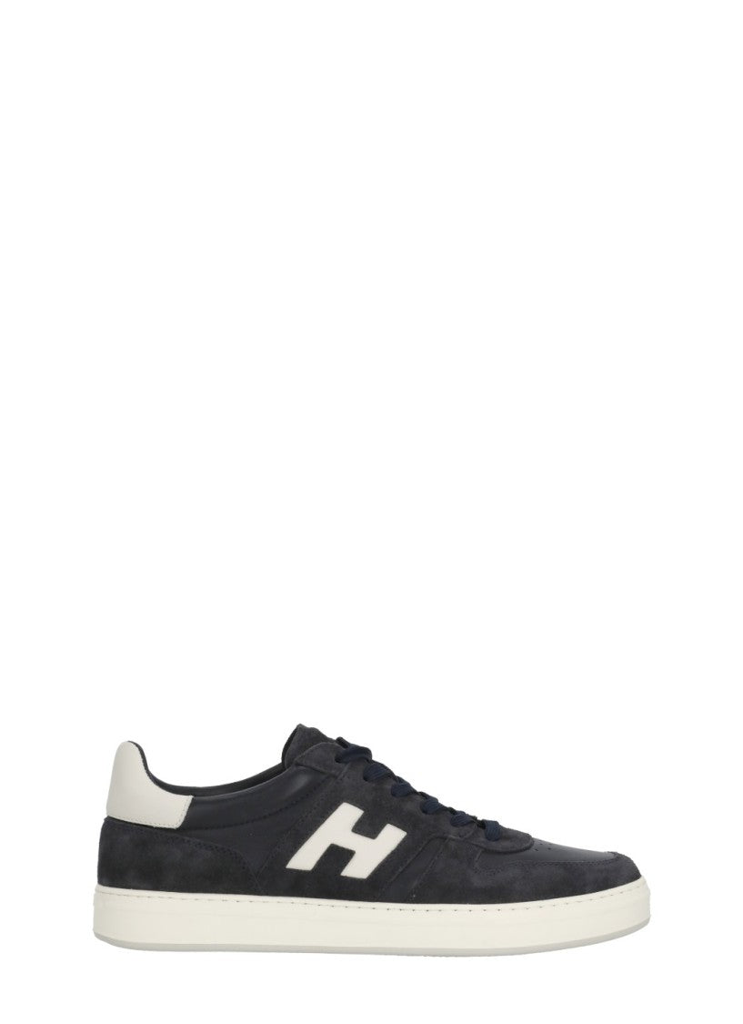 Hogan Blue H-Tv White Iconic Sneakers