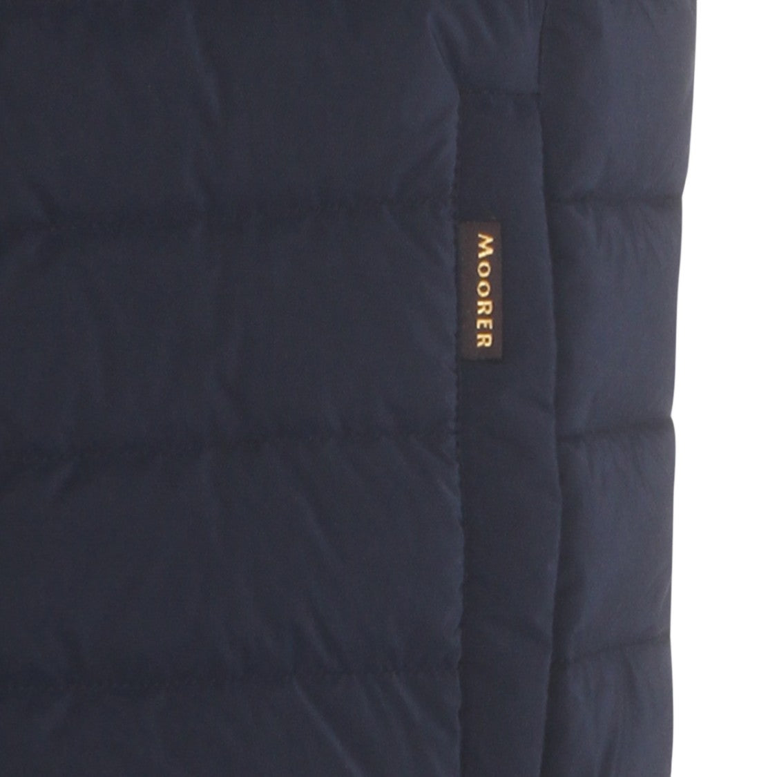 Moorer Solid Blue Tailored Coat With Classic Silhouette