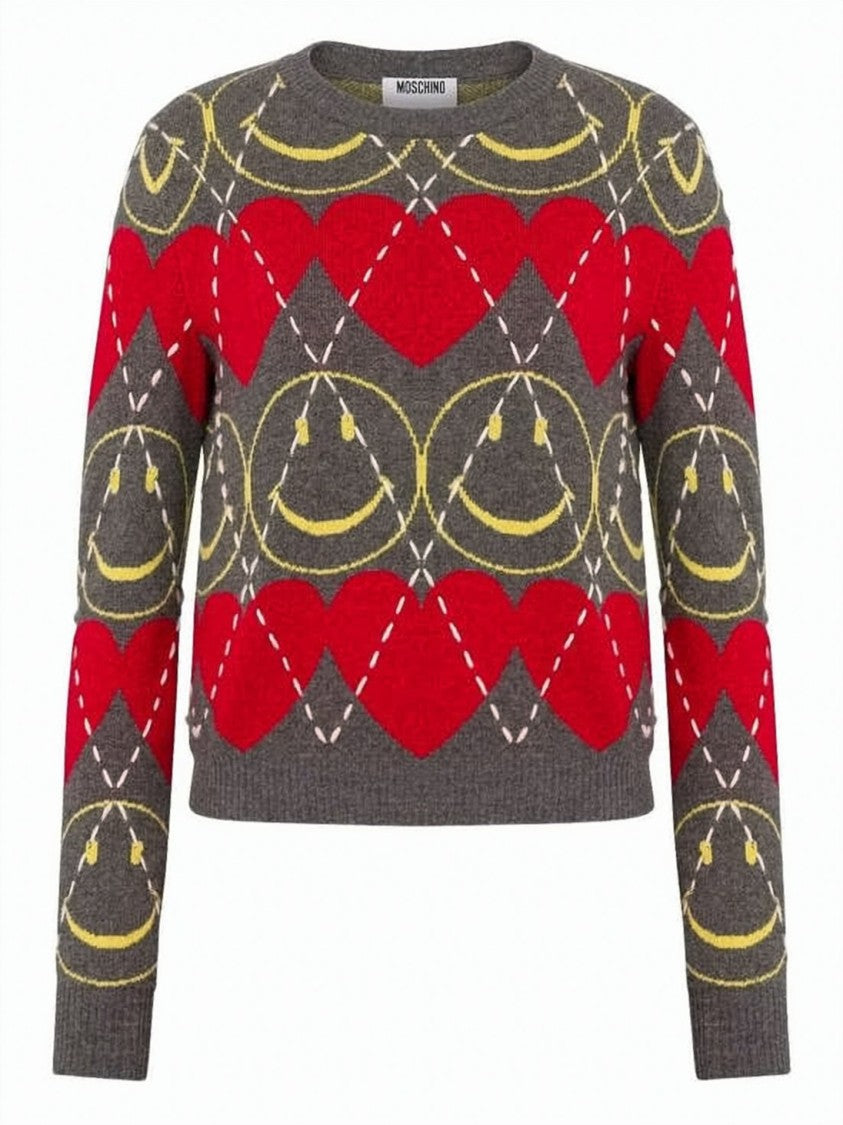 Moschino Knitted Sweater With Heart