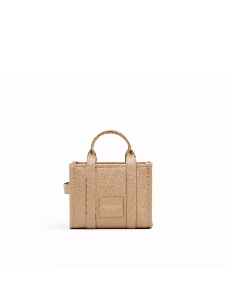 Marc Jacobs Pebbled Leather Small Tote With Dual Handles And Adjustable Strap