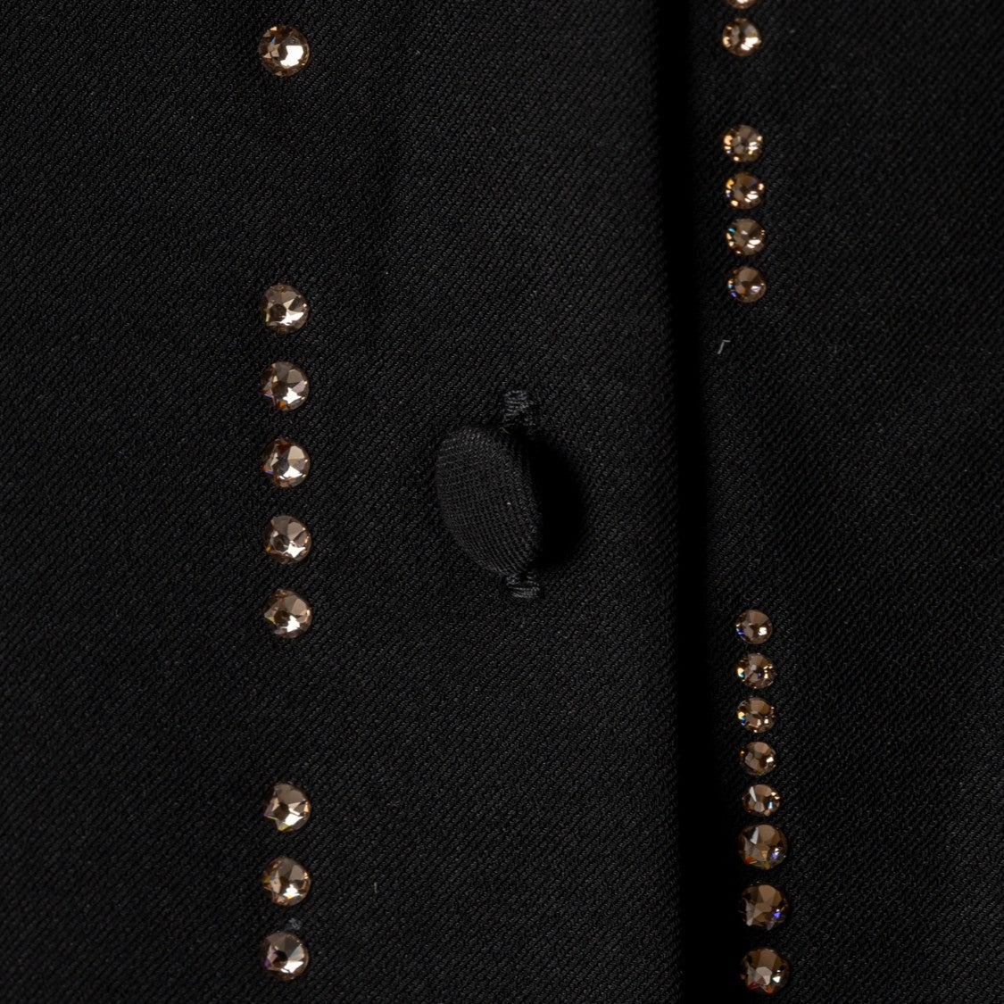 Viktor & Rolf Cropped Black Top With Structured Silhouette