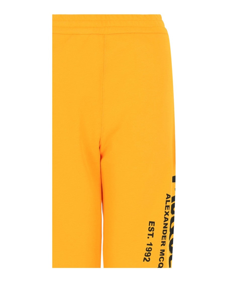 Alexander Mcqueen Side Graffiti Logo Joggers