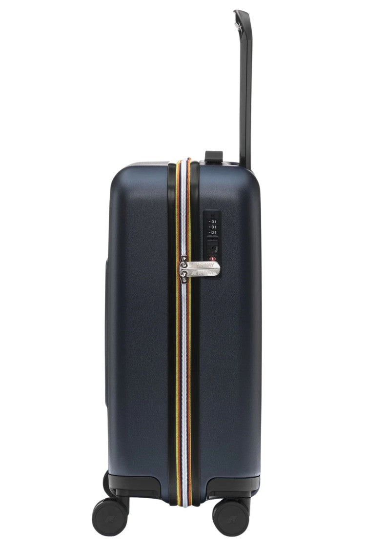 K-Way Eudoxie Logo Compact Polycarbonate Trolley