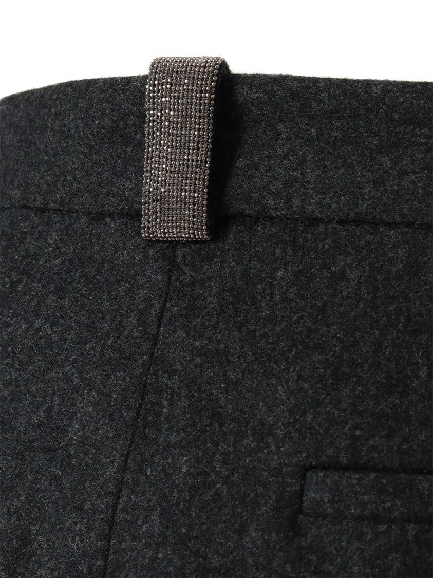 Fabiana Filippi High-Waisted Straight-Leg Trousers