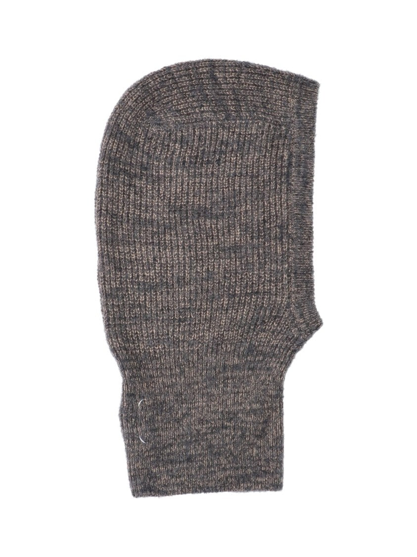 Maison Margiela Grey Wool-Blend Four Stitches Balaclava