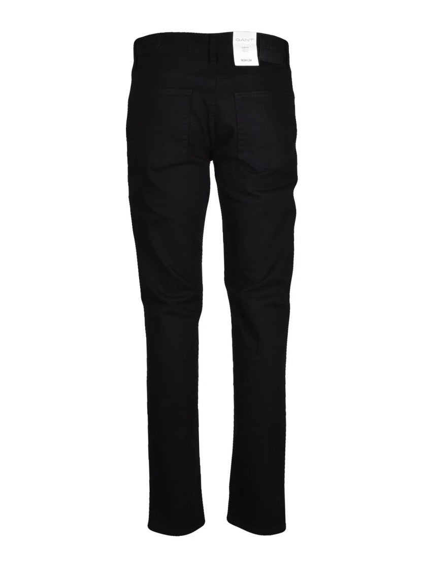 Gant Black Slim Fit Denim Stretch Jeans
