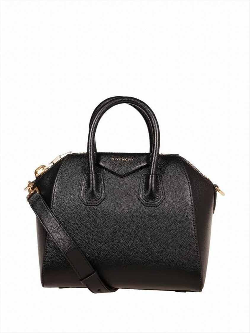 Givenchy Structured Trapezoidal Crossbody Bag In Textured Calf Leather