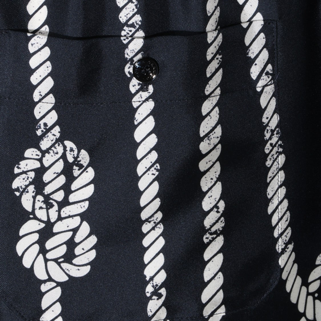 Dolce & Gabbana Nautical-Inspired Men's Shorts With Rope Pattern