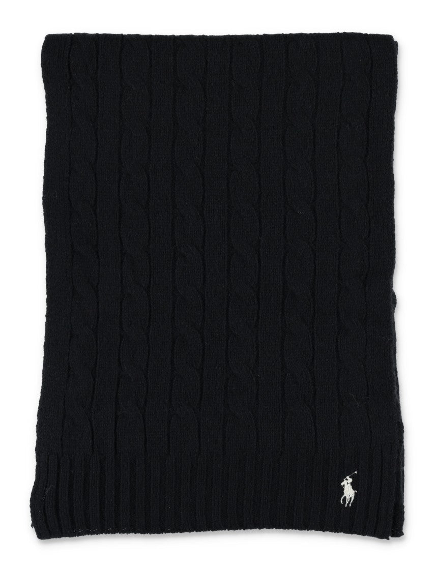 Polo Ralph Lauren Polo  Cable Wool-Cashmere Scarf