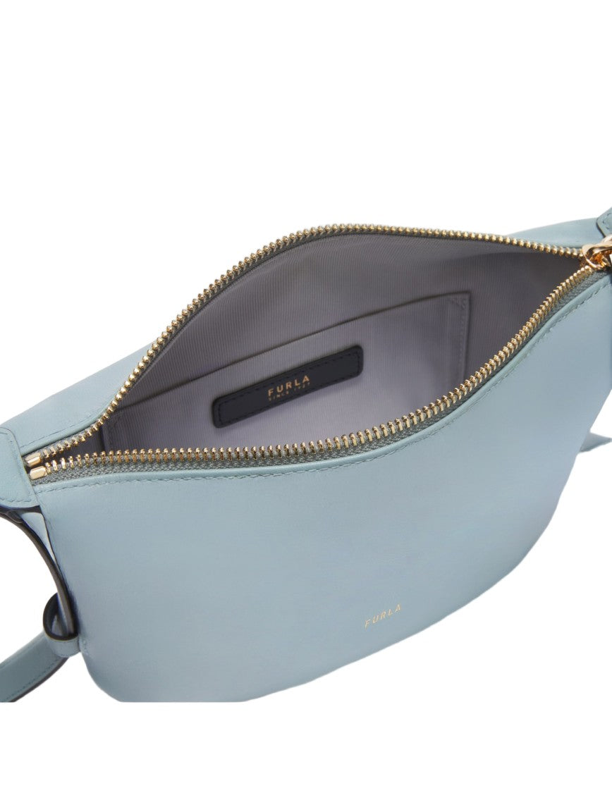 Furla Nuvola Mini Leather Handbag In Cirrus Color