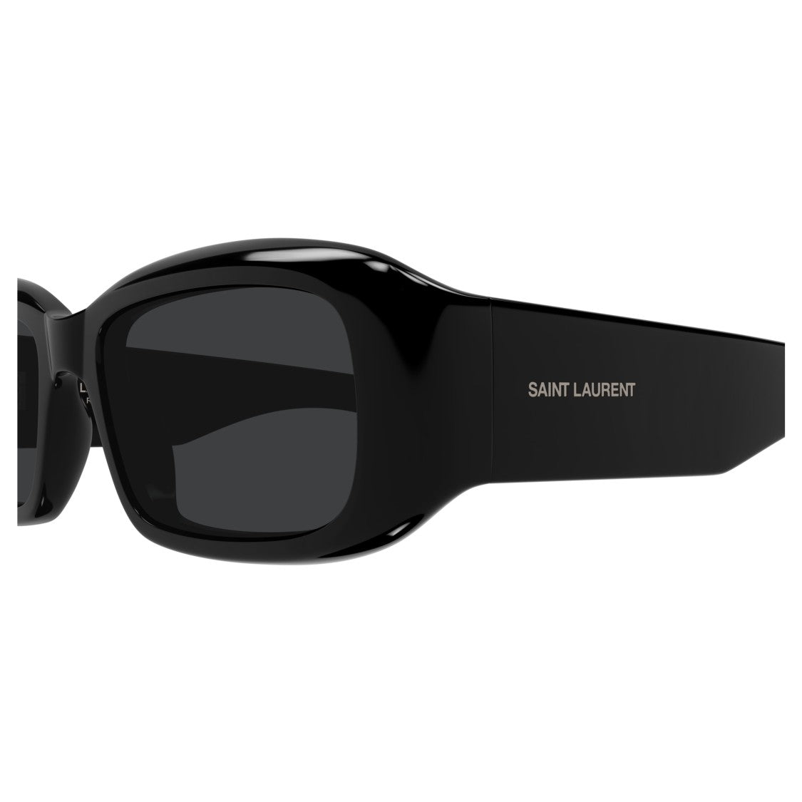 Saint Laurent Sl 809 Rectangular Black Sunglasses