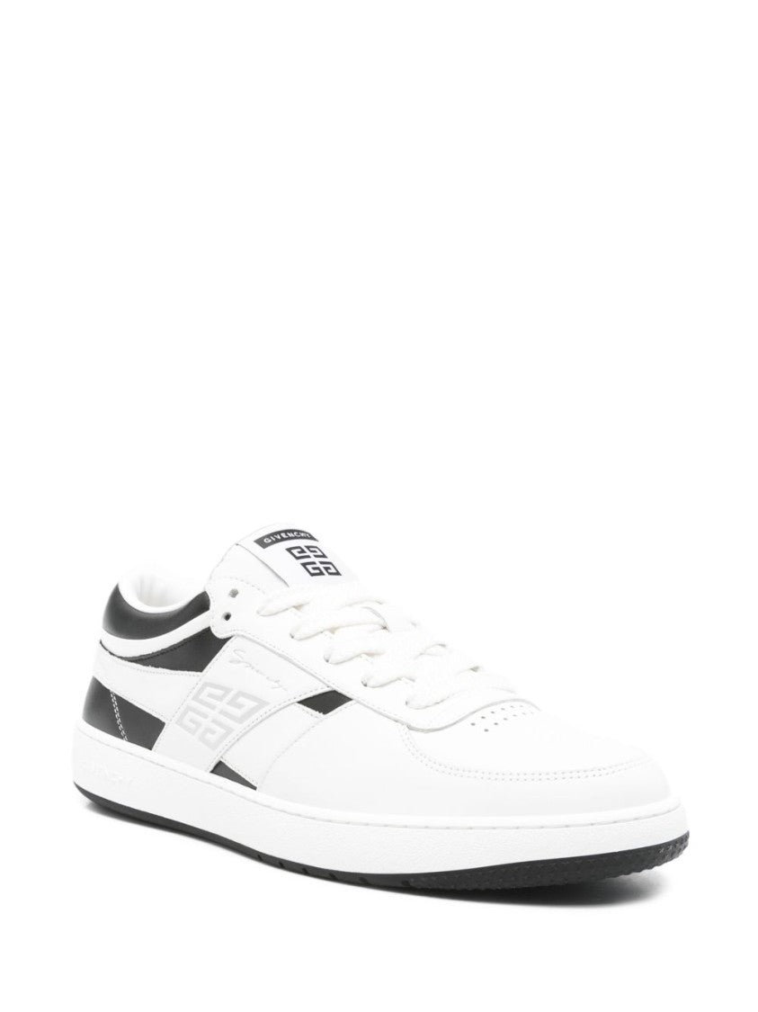 Givenchy White Leather Sneakers With Distinctive Logo