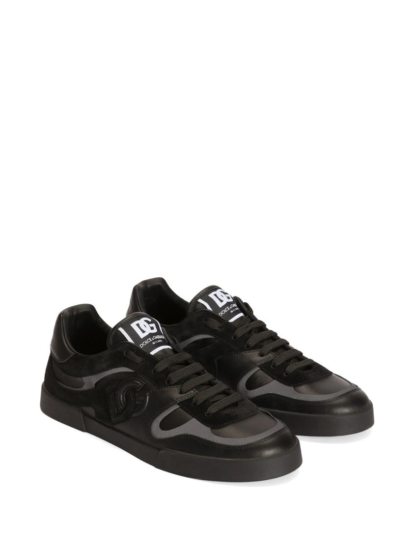 Dolce & Gabbana Sneaker Bassa Calf Leather Suede Sneakers
