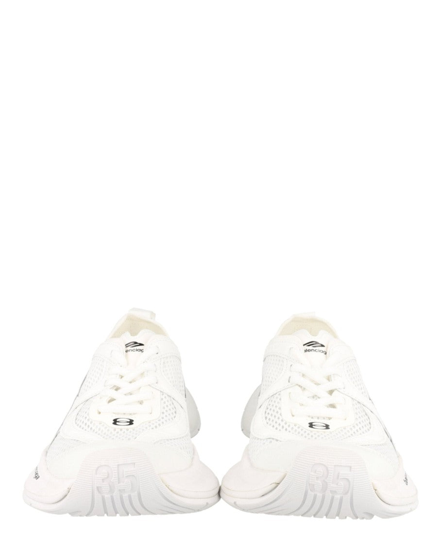 Balenciaga Low-Top Sneakers With Mesh Detailing And Block Heel