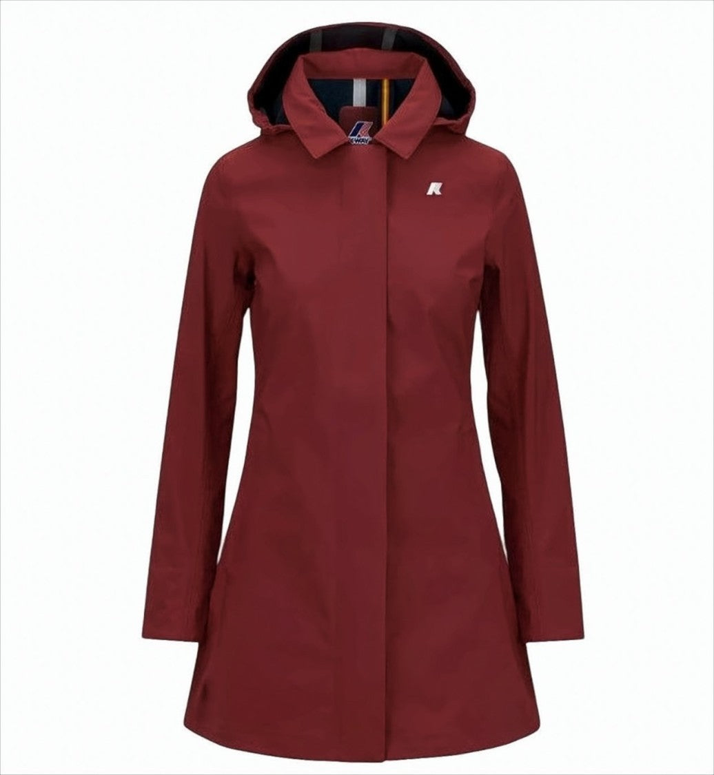 K-Way Tailored Burgundy Short Coat