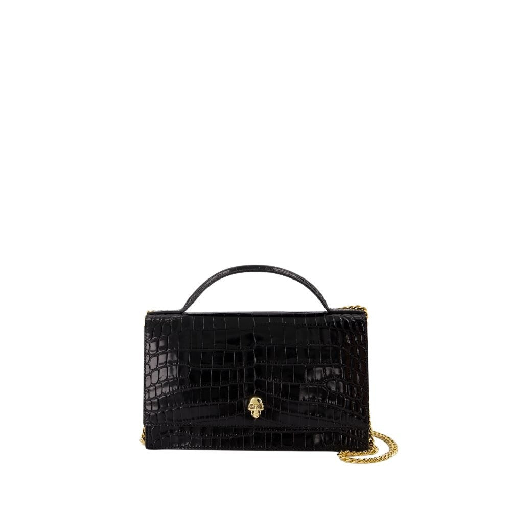 Alexander Mcqueen Medium Skull Crossbody - Leather - Black