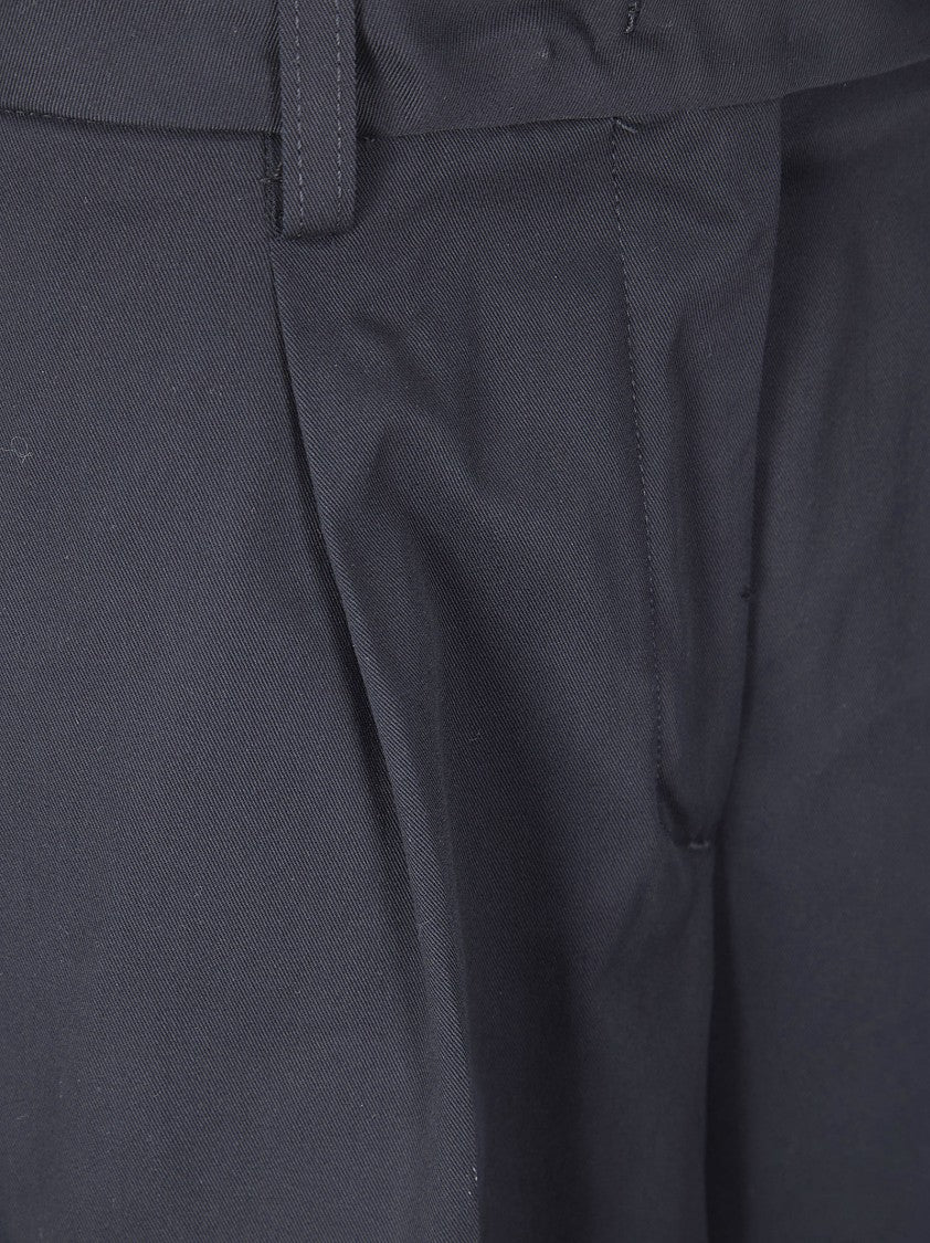 The Latest Beige Deva Pleated Gabardine Trousers