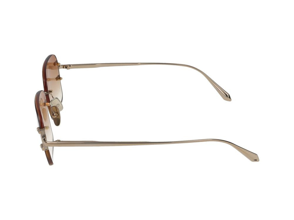 Linda Farrow Sunglasses Lfl1476 Sasha C4 Yellow Gold/Light Gold 58/17/145