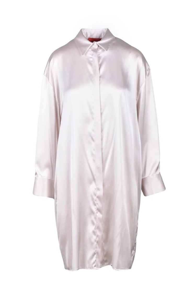 Wild Cashmere Silk Stretch Shirt - Beige