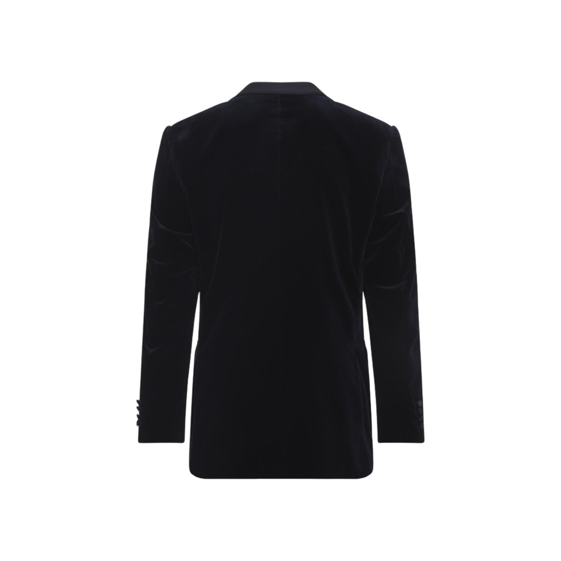 Canali Single-Button Black Velvet Blazer