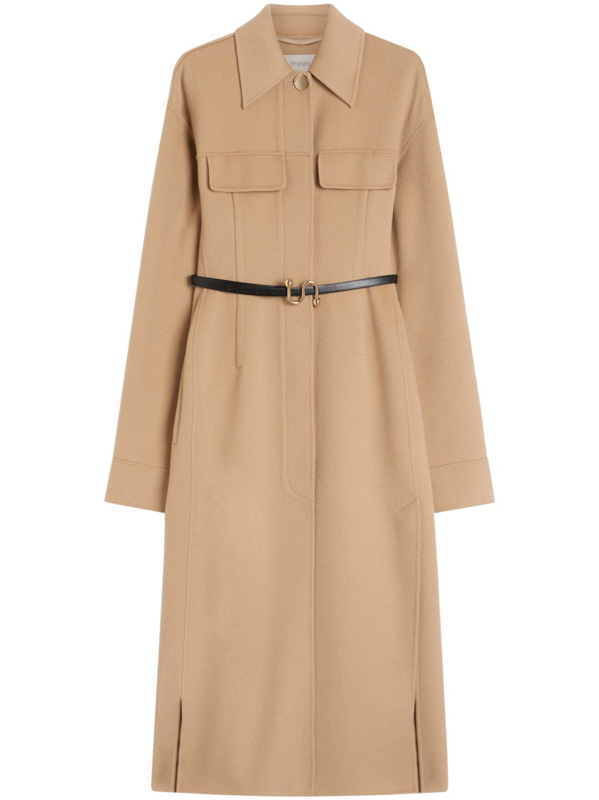 Max Mara Camel Coat With Tailored Silhouette