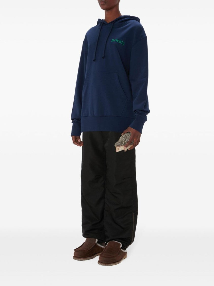 J. W. Anderson Prickly Slogan-Print Hoodie