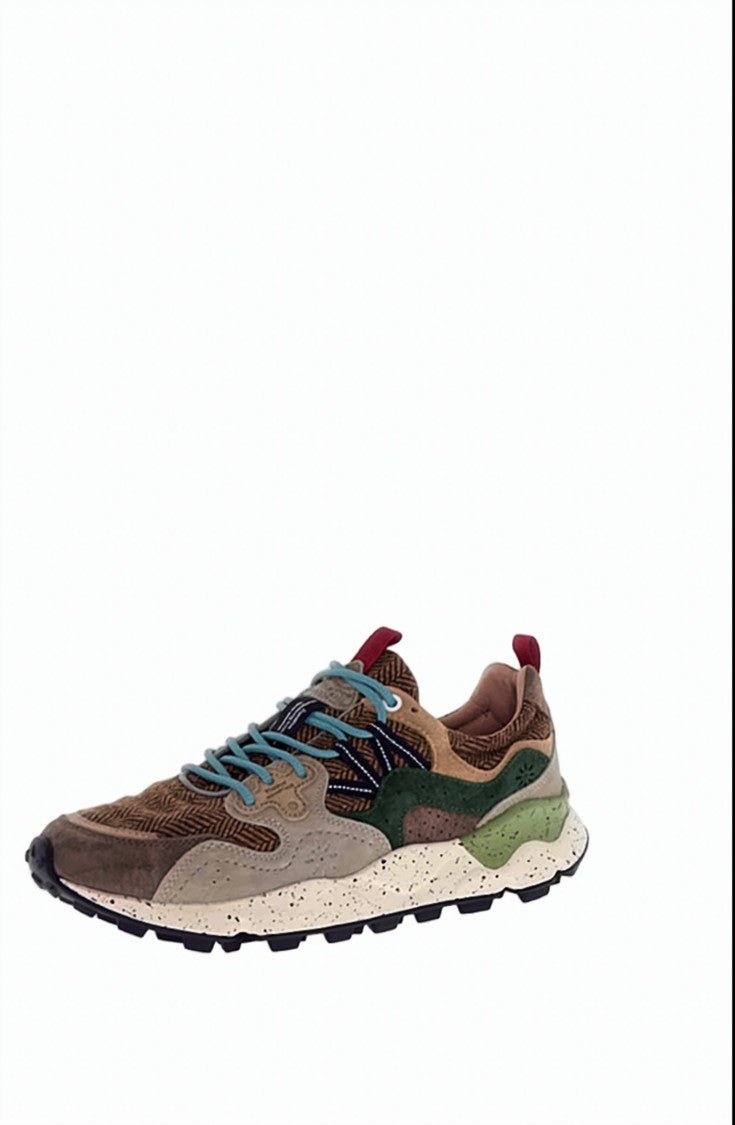 Flower Mountain Layered Outdoor Trekking Laces Shoes