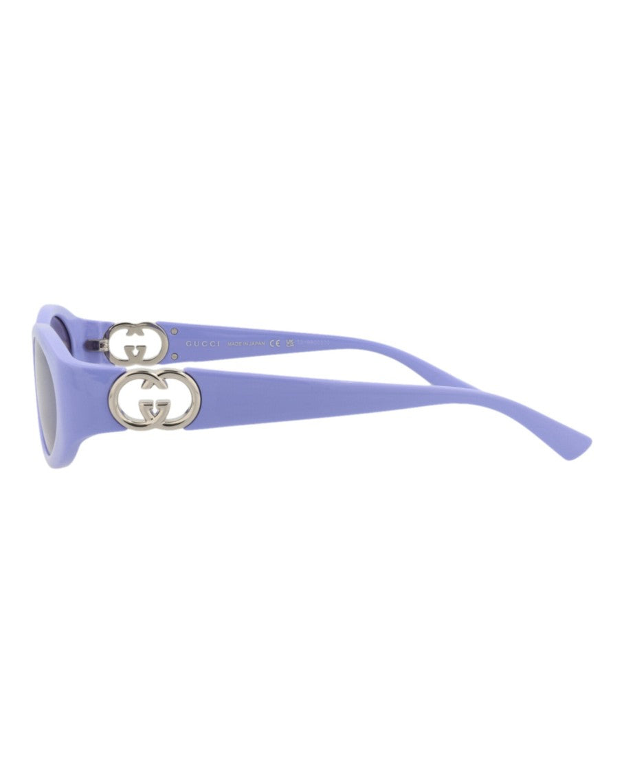Gucci Round-Frame Injection Sunglasses