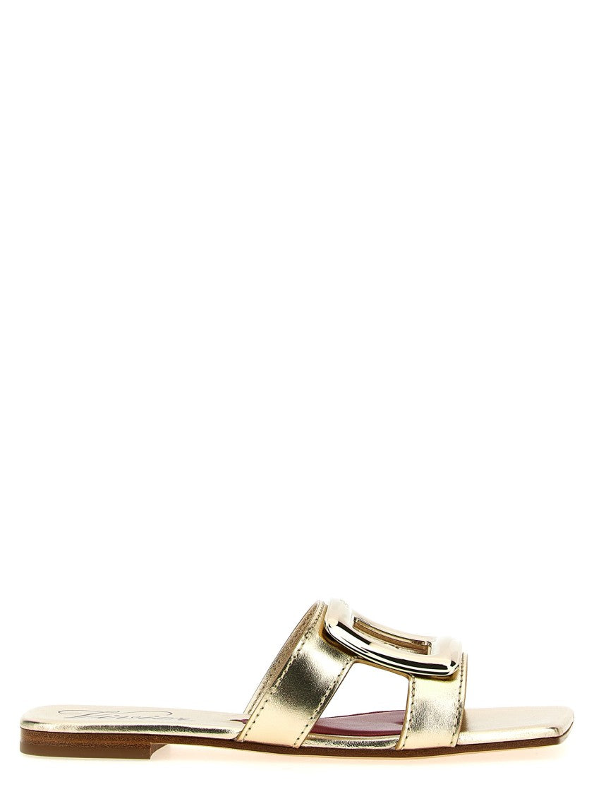 Roger Vivier 'New Metal Buckle' Mules