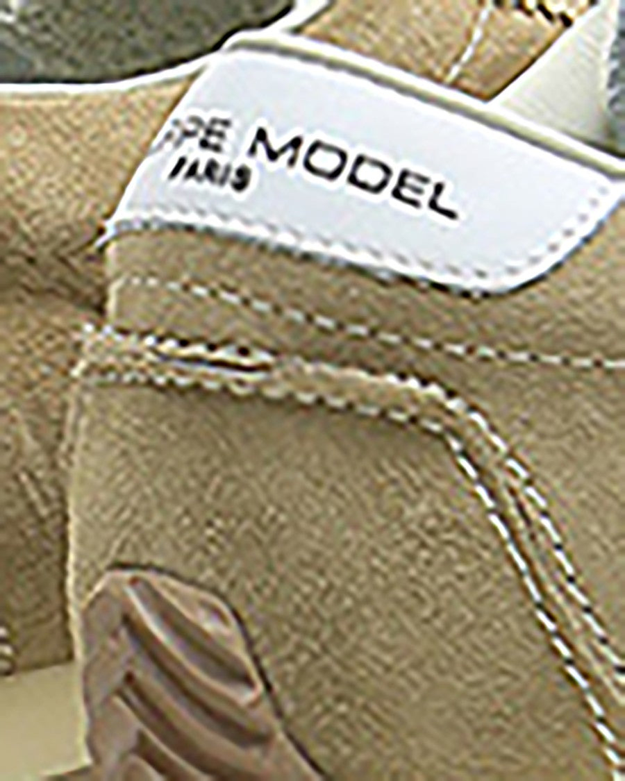 Philippe Model Suede Sneakers With Smooth Leather Accents