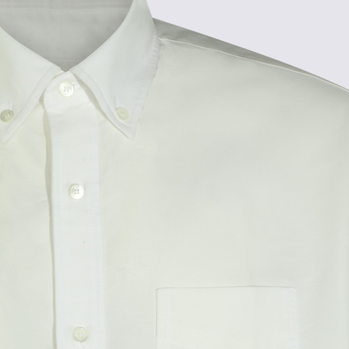 A.P.C. X Fragment Classic Button-Down Shirt With Contrasting Grid Pattern