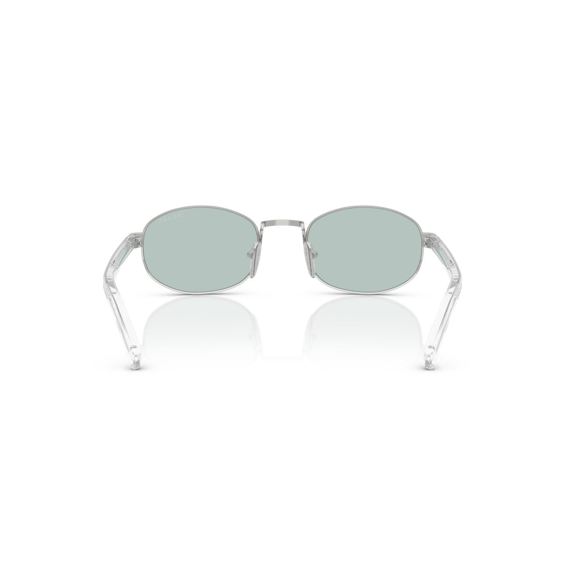 Prada 0Pr B53s Rectangular Steel Sunglasses