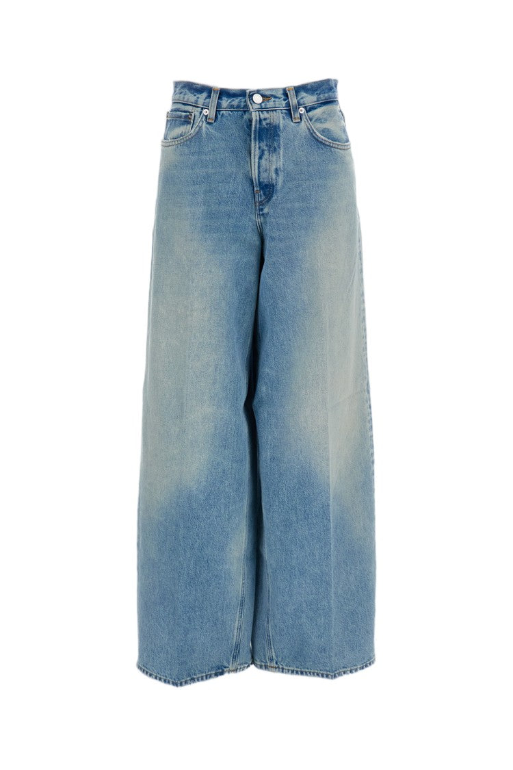 Haikure Light Blue Bethany Wide Leg Denim Jeans