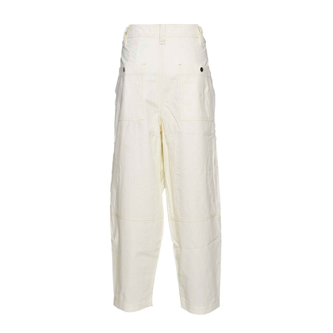 Isabel Marant Étoile Kelvin Cargo Pants In White Cotton