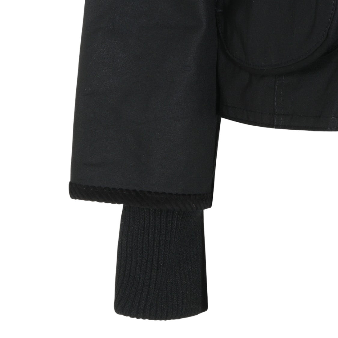 Barbour Matte Black Corduroy Collar Jacket