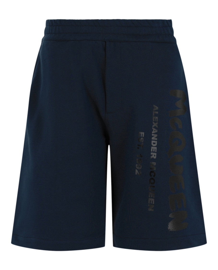 Alexander Mcqueen Graffiti Logo Shorts