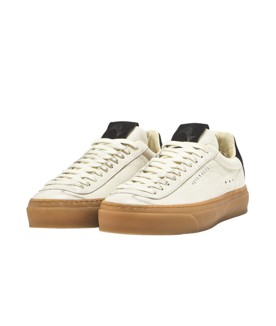 Aqua Alta Venice Aqua Alta Fondaco White Honey Black Sneakers