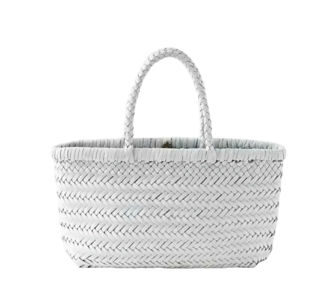 Dragon Diffusion Woven Buffalo Leather Shoulder Bag