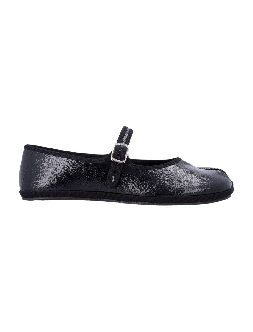 Drogheria Crivellini Fu-Tabi Patent Leather Flat Shoes