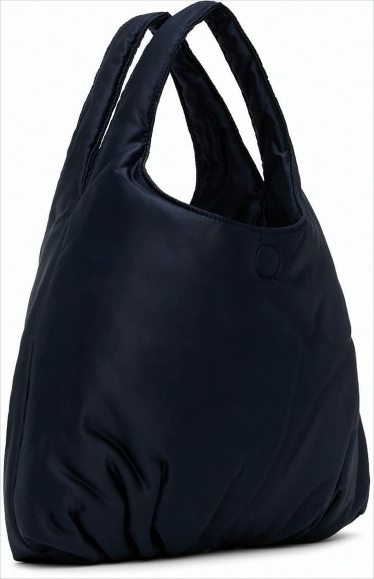 Amomento Padded Black Tote Bag With Voluminous Shape